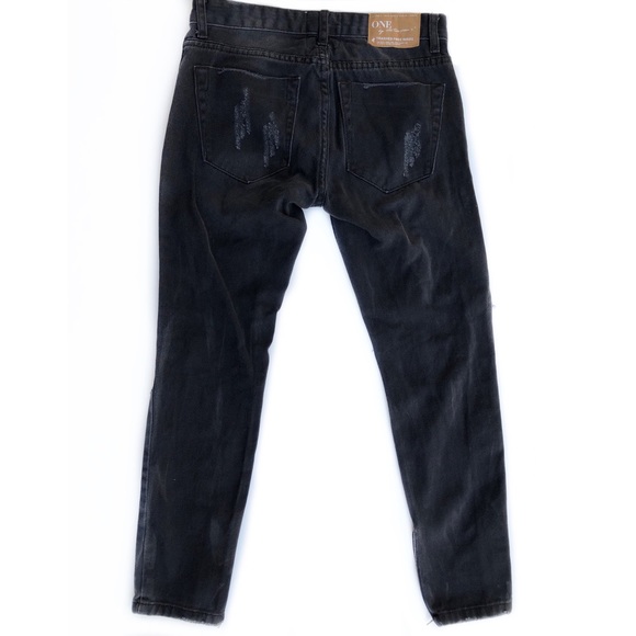 One Teaspoon Trashed Free Bird Distressed Jeans - Picture 5 of 7